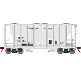 Athearn 63800 HO Scale PS-2 2600 Covered Hopper "1977 Re-weigh" Northern Pacific NP 76065