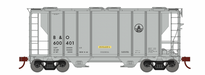 Athearn 63809 HO Scale PS-2 2600 Covered Hopper Baltimore & Ohio B&O 600421