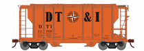 Athearn 63816 HO Scale PS-2 2600 Covered Hopper Detroit Toledo & Ironton DT&I 11107