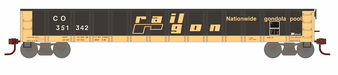 Athearn 6621 N Scale 52' Mill Gondola Ex-Railgon Chessie System C&O 351342 (Primed for Grime)