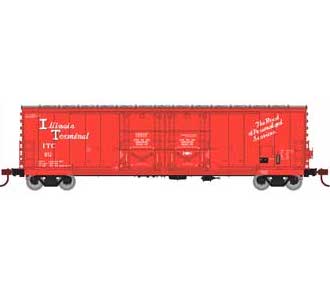 Athearn 67713 HO Scale RTR 50' Evans Double Door Boxcar Illinois Terminal ITC 912