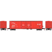 Athearn 67717 HO Scale RTR 50' Evans Double Door Boxcar Louisville & Nashville L&N 490014