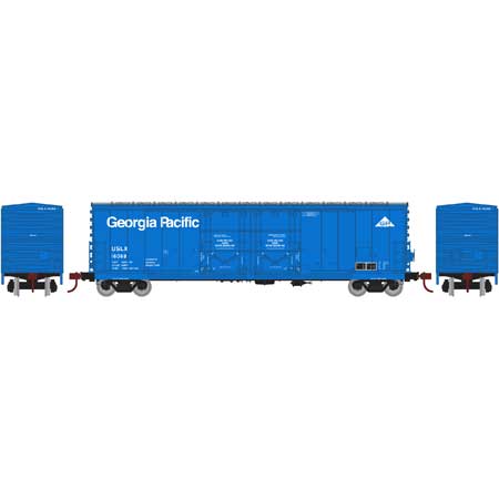 Athearn 67727 HO Scale RTR 50' Evans Double Door Boxcar Georgia Pacific USLX 16068