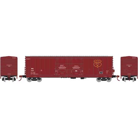 Athearn 67733 HO Scale RTR 50' Evans Double Door Boxcar Wisconsin Central WC 1017
