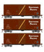 Athearn 67738 HO Scale RTR 40' Modernized Boxcar Southern Pacific SP 3 Pack