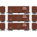 Athearn 67741 HO Scale RTR 40' Modernized Boxcar Rock Island RI 3 Pack