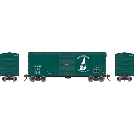 Athearn 67743 HO Scale RTR 40' Modernized Boxcar North Stratford Railroad NSRC 433