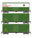 Athearn 67750 HO Scale RTR 40' Modernized Boxcar Missouri Kansas Texas MKT 3 Pack