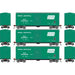 Athearn 67753 HO Scale RTR 40' Modernized Boxcar Penn Cental PC 3 Pack