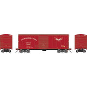 Athearn 67754 HO Scale RTR 40' Modernized Boxcar Gulf Mobile Ohio GM&O 21589