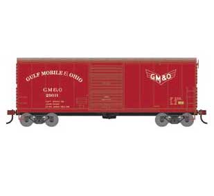 Athearn 67755 HO Scale RTR 40' Modernized Boxcar Gulf Mobile Ohio GM&O 21611
