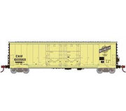 Athearn 67946 HO Scale RTR 50' Evans Double Door Boxcar CNW 600554
