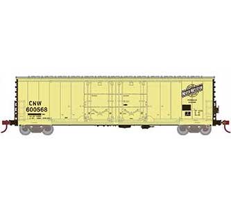 Athearn 67946 HO Scale RTR 50' Evans Double Door Boxcar CNW 600554