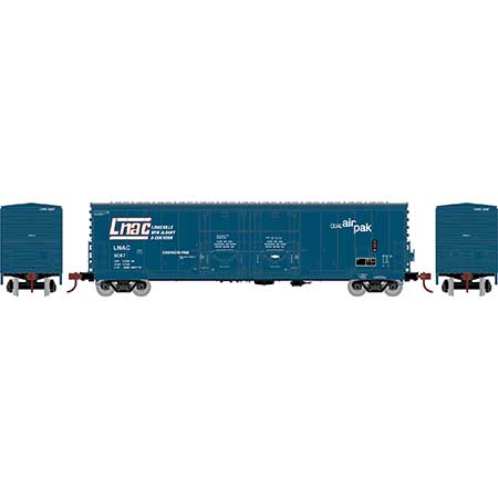 Athearn 67953 HO Scale RTR 50' Evans Double Door Boxcar Louisville, New Albany & Corydon LNAC 5087
