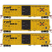 Athearn 71003 HO Scale 50' FMC Exterior Post Combo Door Boxcar "Early" Railbox ABOX 3 Pack