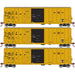 Athearn 71007 HO Scale 50' FMC Exterior Post Combo Door Boxcar "Late" Railbox ABOX 3 Pack