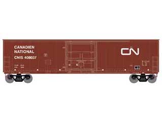 Athearn 71037 HO Scale 50' Superior Plug Door Boxcar Canadian National CNIS 408037