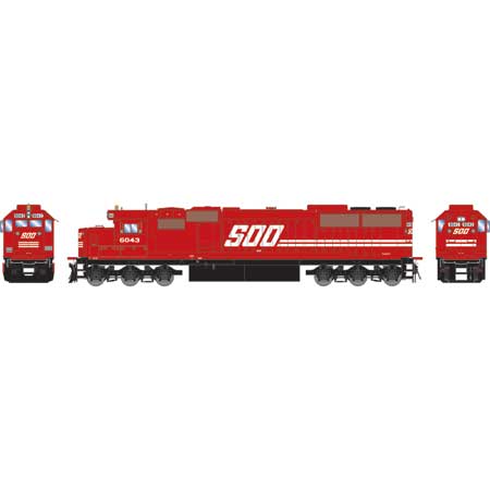Athearn 72041 HO Scale EMD SD60 SOO Line 6043