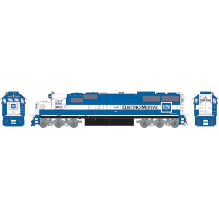Athearn 72126 HO Scale EMD SD60 EMDX 9033 with DCC and Sound