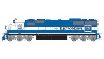 Athearn 72126 HO Scale EMD SD60 EMDX 9033 with DCC and Sound