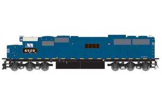 Athearn 72131 HO Scale EMD SD60 Norfolk Southern "Patch" NS 6529 with DCC and Sound