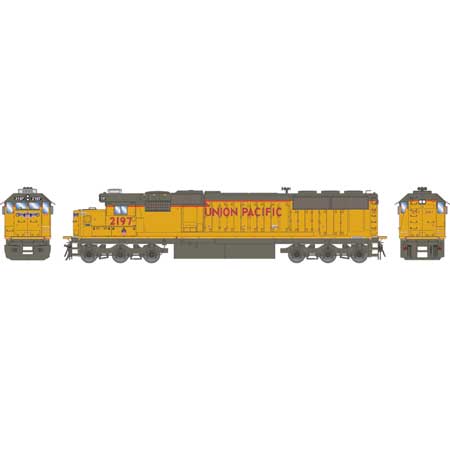Athearn 72133 HO Scale EMD SD60 Union Pacific UP 2197 with DCC and Sound