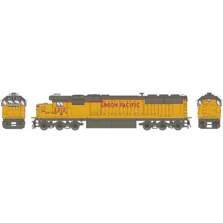 Athearn 72134 HO Scale EMD SD60 Union Pacific UP 2212 with DCC and Sound