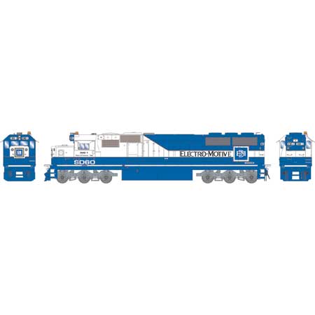 Athearn 72135 HO Scale EMD SD60 Demonstrator #1 with DCC and Sound