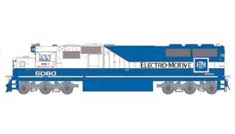 Athearn 72135 HO Scale EMD SD60 Demonstrator #1 with DCC and Sound