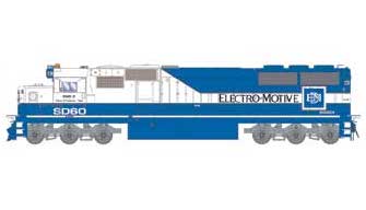 Athearn 72136 HO Scale EMD SD60 Demonstrator #2 with DCC and Sound