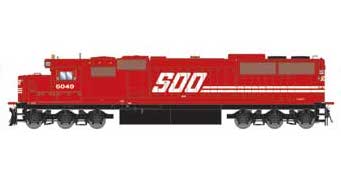 Athearn 72142 HO Scale EMD SD60 SOO Line 6049 with DCC and Sound
