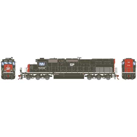 Athearn 72161 HO Scale RTR EMD SD40T-2 "Roseville Repaints" Southern Pacific SP 8232 DCC Sound