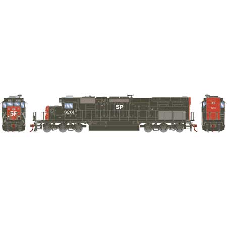 Athearn 72163 HO Scale RTR EMD SD40T-2 "Roseville Repaints" Southern Pacific SP 8261 DCC Sound