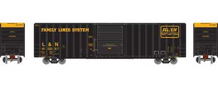 Athearn 72755 Scale 60' ICC Hi-Cube Boxcar Louisville & Nashville Family Lines L&N 410257