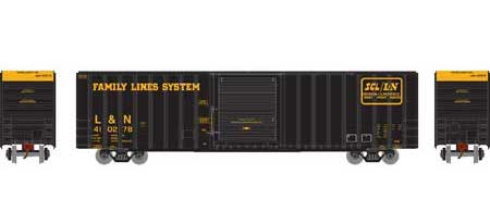 Athearn 72757 Scale 60' ICC Hi-Cube Boxcar Louisville & Nashville Family Lines L&N 410278