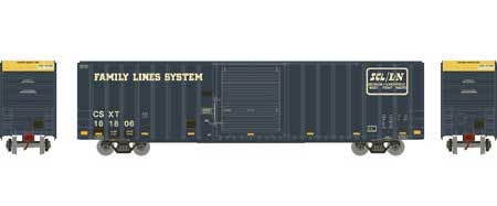 Athearn 72758 Scale 60' ICC Hi-Cube Boxcar ex-L&N CSX 161806