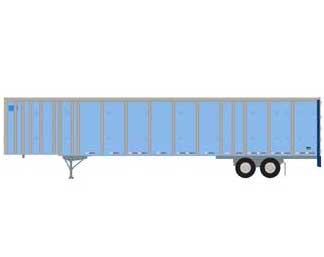 Athearn 72785 HO Scale 53' Wabash Duraplate Trailer ex-Werner Owner Operator 532773