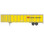 Athearn 72786 HO Scale 53' Wabash Duraplate Trailer Central Transport 47-0559
