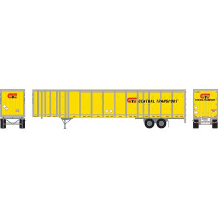 Athearn 72787 HO Scale 53' Wabash Duraplate Trailer Central Transport 47-0574