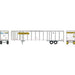 Athearn 72790 HO Scale 53' Wabash Duraplate Trailer JB Hunt 36840