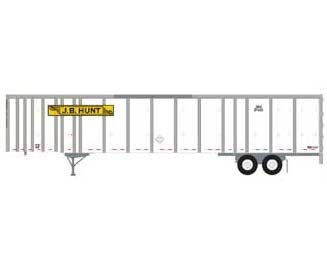 Athearn 72791 HO Scale 53' Wabash Duraplate Trailer JB Hunt 37600
