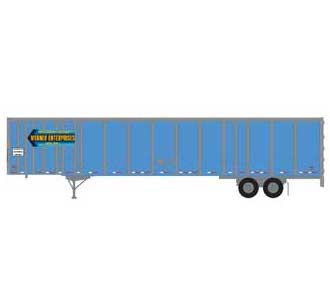 Athearn 72797 HO Scale 53' Wabash Duraplate Trailer Werner 91084