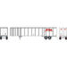 Athearn 72819 HO Scale 53' Wabash Duraplate Trailer XTRA Lease 471420