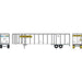 Athearn 72824 HO Scale 53' Wabash Duraplate Trailer JB Hunt JBHZ 36849