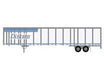 Athearn 72829 HO Scale 53' Wabash Duraplate Trailer Dirksen 57025