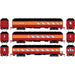 Athearn 73040 HO Scale Arch Roof Passenger 3 Car Set Southern Pacific "Daylight"