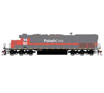 Athearn 73055 HO Scale RTR EMD SD40T-2 Potash Corp WRIX 35021