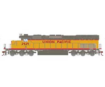 Athearn 73142 HO Scale RTR EMD SD40T-2 Union Pacific UP 2929 DCC Sound