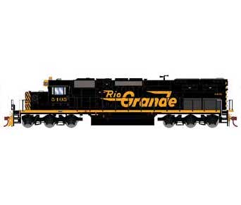 Athearn 73145 HO Scale RTR EMD SD40T-2 Rio Grande D&RGW 5405 DCC Sound