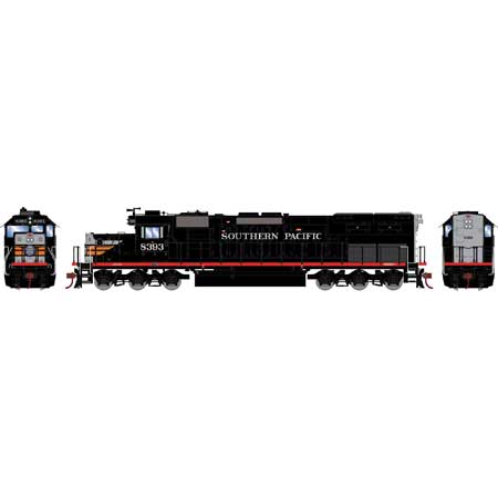 Athearn 73151 HO Scale RTR EMD SD40T-2 Southern Pacific "Black Widow" SP 8393 DCC Sound